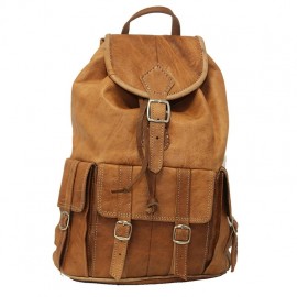 Very good quality handmade original real leather backpack