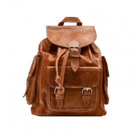 Sac à dos en vrai cuir...