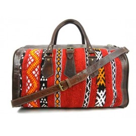 Genuine leather travel bag...