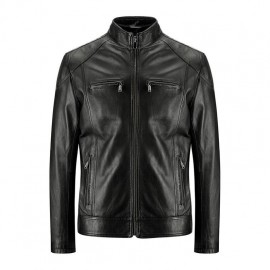 Jacket en cuir naturel...