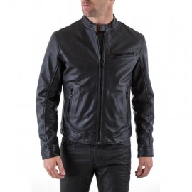 Men's genuine leather jacket