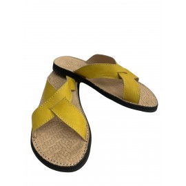 Yellow crossover sandal for...