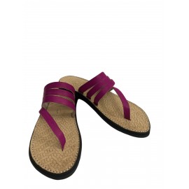 Sandale pour femme en cuir...