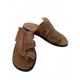 Sommar flip flops i äkta läder