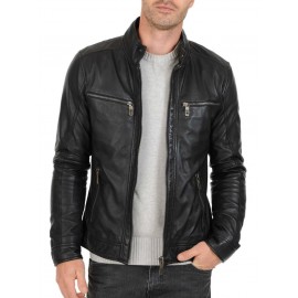 Veste haut de gamme en cuir...