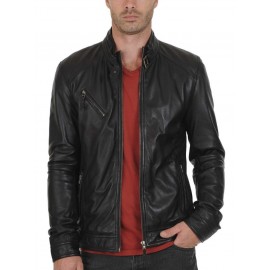 Veste haut de gamme en cuir...
