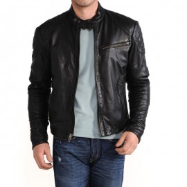 Veste haut de gamme en cuir...