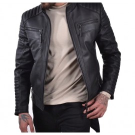 Veste haut de gamme en cuir...