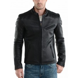 Veste haut de gamme en cuir...