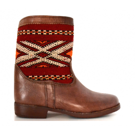 Genuine Leather Boots with...