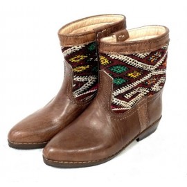 Genuine Leather Boots with...