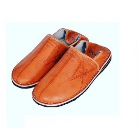 Berber slippers in brown...
