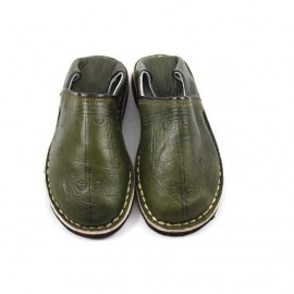 Slippers Ronde Green in...