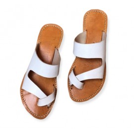 Sandaler för kvinnor i äkta...