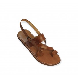 Sandale nu-pieds en vrai...