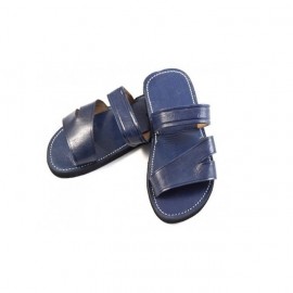 two genuine leather sandal...