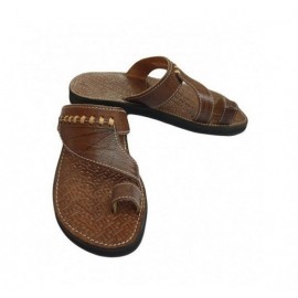 Natural leather sandals
