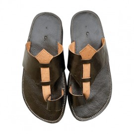 Sandal i äkta läder Svart...
