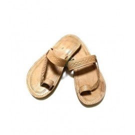 Handmade sandal in beige...