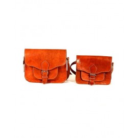 Set of two genuine Leather Shoulder Bag