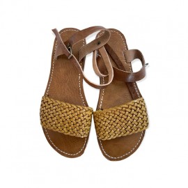 Sandale plate mode femme en...
