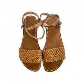 Sandale plate mode femme en...