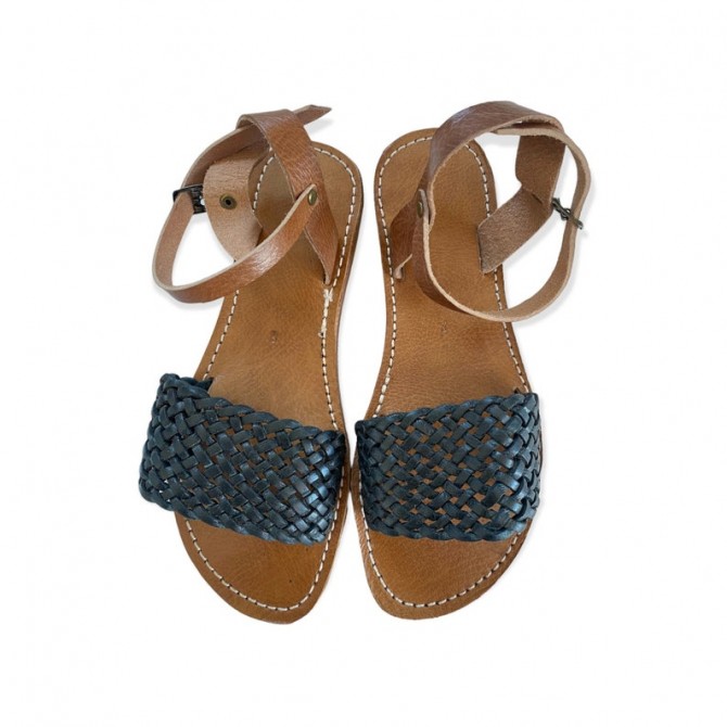 Sandales En Cuir Véritable Unisa Taille 40 - Occasion Bon état - Talon Plateforme Jaune