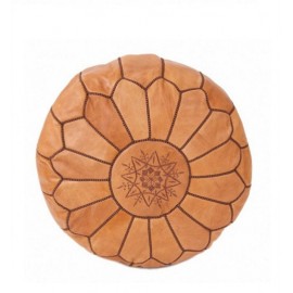 Pouf marocan din piele