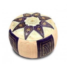 Tabouret en vrai cuir 100%...