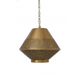 Moroccan brass pendant...