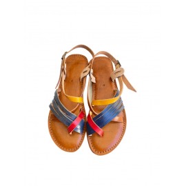 Sandale pour femme en cuir...