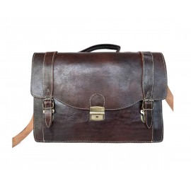 Tasche aus echtem schwarzem...