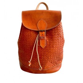 Élégant sac à dos en cuir...