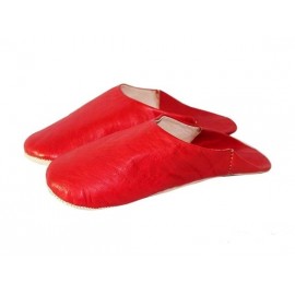 Babouche femme en cuir...