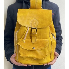 Bolso de cuero genuino con...