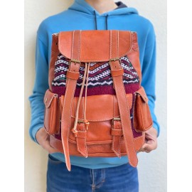 Marokko Echtleder Rucksack
