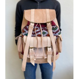 Marokko Echtleder Rucksack