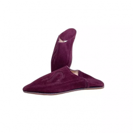 Rote Wildleder pantoffeln...