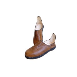 Papuci din piele adevărată