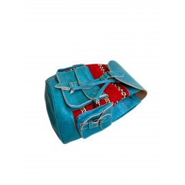 Sac à dos en cuir véritable...