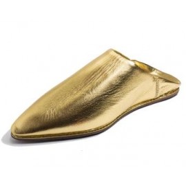 Real gold leather slipper,...