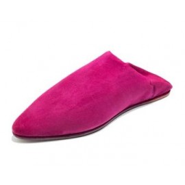 Babouche en cuir véritable...