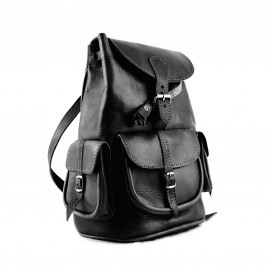 Black backpack in real...