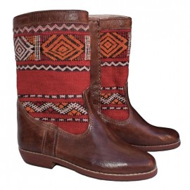 Genuine Leather Boots with...