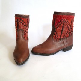 Genuine Leather Boots with...