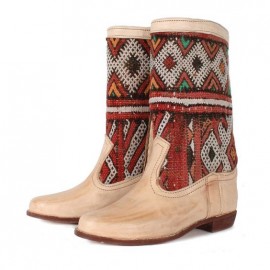 Genuine Leather Boots with...