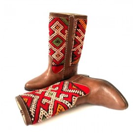 Genuine Leather Boots with...