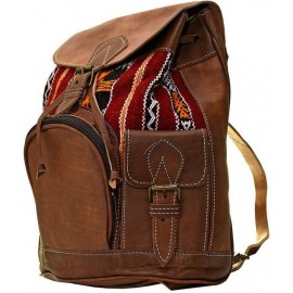 Genuine leather backpack true unique style