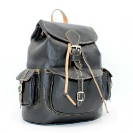 Genuine leather backpack...