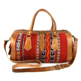 Skórzana torba podróżna z...